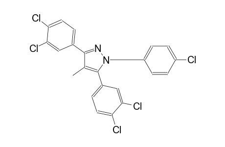 1-(4-chlorophenyl)-3,5-bis(3,4-dichlorophenyl)-4-methyl-1H-pyrazole