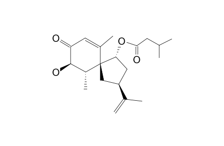 (3R,4S,5R,7S,9R)-3-HYDROXY-9-(3-METHYLBUTANOYLOXY)-SOLAVETIVONE