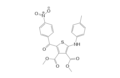 Dimethyl 2-(4-nitrobenzoyl)-5-(4-methylanilino)-3,4-thiophenedicarboxylate