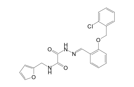 2-(2-{2-[(2-chlorobenzyl)oxy]benzylidene}hydrazino)-N-(2-furylmethyl)-2-oxoacetamide