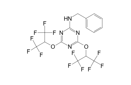 1,3,5-Triazine, 2-benzylamino-4,6-bis(2,2,2-trifluoro-1-trifluoromethylethoxy)-