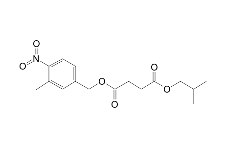 Succinic acid, isobutyl 3-methyl-4-nitrobenzyl ester