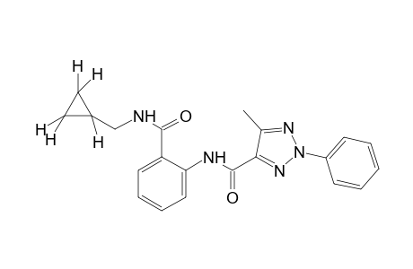 2'-[(cyclopropylmethyl)carbamoyl]-5-methyl-2-phenyl-2H-1,2,3-triazole-4-carboxanilide