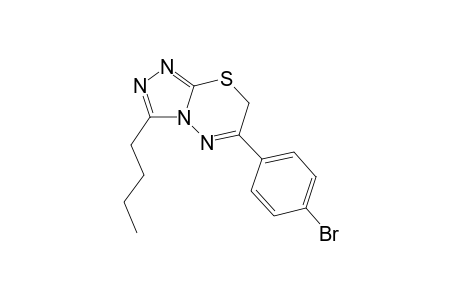 6-(4-Bromo-phenyl)-3-butyl-7H-[1,2,4]triazolo[3,4-b][1,3,4]thiadiazine