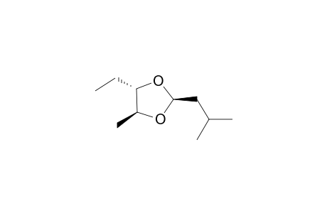 (2-S*,4-S*,5-S*)-2-(2-METHYLPROPYL)-4-ETHYL-5-METHYLDIOXOLANE