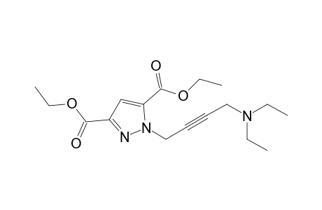 1-[4-(Diethylamino)but-2-ynyl]pyrazole-3,5-dicarboxylic acid diethyl ester