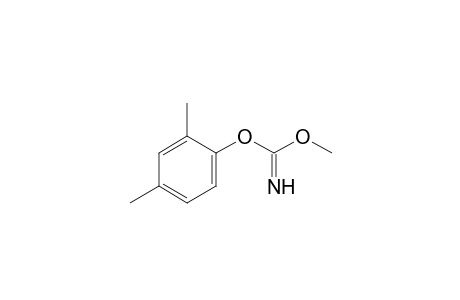 imidocarbonic acid, methyl 2,4-xylyl ester