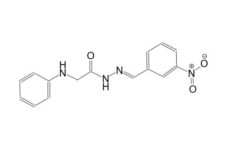 2-Anilino-N-[(E)-(3-nitrobenzylidene)amino]acetamide