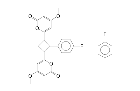 Cyclobutane, R-1,T-3-bis(4-methoxy-2-oxo-2H-pyran-6-yl)-C-2,T-4-bis(4-fluorophenyl)-