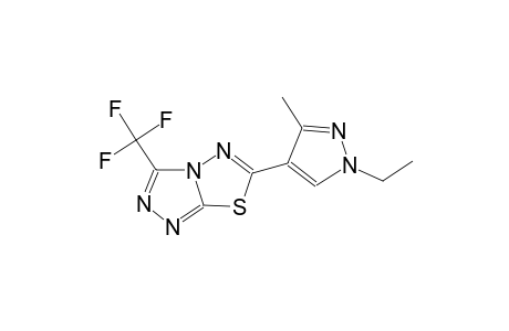 6-(1-ethyl-3-methyl-1H-pyrazol-4-yl)-3-(trifluoromethyl)[1,2,4]triazolo[3,4-b][1,3,4]thiadiazole