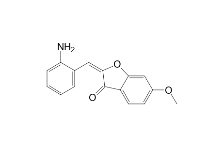 3(2H)-Benzofuranone, 2-[(2-aminophenyl)methylene]-6-methoxy-, (E)-