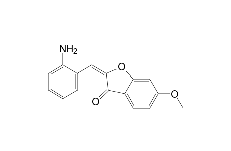 3(2H)-Benzofuranone, 2-[(2-aminophenyl)methylene]-6-methoxy-, (E)-