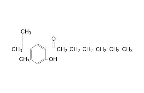 2'-hydroxy-5'-isopropyl-4'-methylheptanophenone