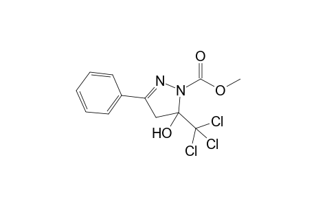 3-PHENYL-5-TRICHLOROMETHYL-4,5-DIHYDRO-1H-1-PYRAZOLE-METHYLESTER