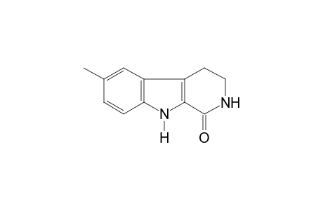 6-methyl-2,3,4,9-tetrahydro-1H-pyrido[3,4-b]indole-1-one