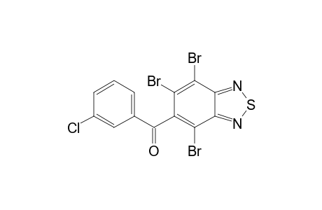 (3-Chlorophenyl)(4,6,7-tribromobenzo[c][1,2,5]thiadiazol-5-yl)methanone