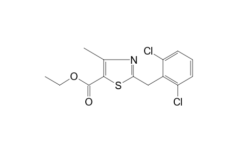 2-(2,6-dichlorobenzyl)-4-methyl-5-thiazolecarboxylic acid, ethyl ester