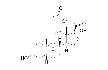 3α,17,21-trihydroxy-5β-pregnan-20-one, 21-acetate