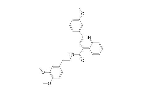 N-[2-(3,4-dimethoxyphenyl)ethyl]-2-(3-methoxyphenyl)-4-quinolinecarboxamide