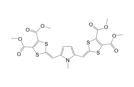 2,5-[Bis((4,5-di(methoxycarbonyl)-1,3-dithiaol-2-ylidene)methyl]-N-methylpyrrole