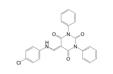 5-[(p-chloroanilino)methylene]-1,3-diphenylbarbituric acid