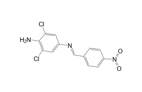 1,4-benzenediamine, 2,6-dichloro-N~4~-[(E)-(4-nitrophenyl)methylidene]-