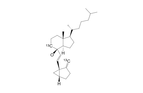 [9,19-(13)C(2)]-(3R,5R)-(6E)-3,5-DEHYDRO-9,10-SECOCHOLESTA-6,10(19)-DIEN-8-BETA-OL