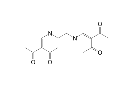 3-[[2-[(2-Acetyl-3-keto-but-1-enyl)amino]ethylamino]methylene]pentane-2,4-dione