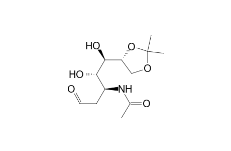 D-gluco-Heptose, 3-(acetylamino)-2,3-dideoxy-6,7-O-(1-methylethylidene)-