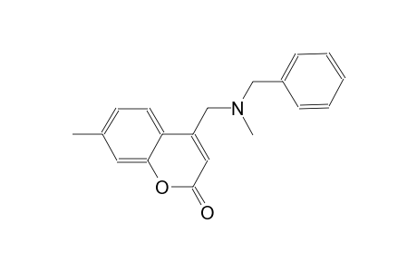 4-{[benzyl(methyl)amino]methyl}-7-methyl-2H-chromen-2-one