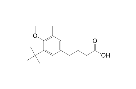 4-(3-tert-butyl-4-methoxy-5-methylphenyl)butanoic acid