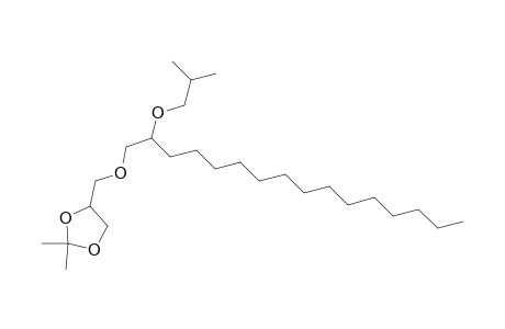 1,3-Dioxolane, 2,2-dimethyl-4-[[[2-(2-methylpropoxy)hexadecyl]oxy]methyl]-