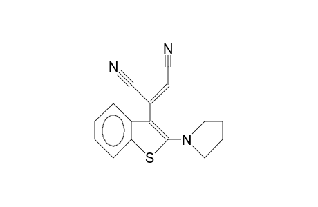 (E)-2-(2-[1-Pyrrolidinyl]-benzo(B)thien-3-yl)-2-butene-dinitrile