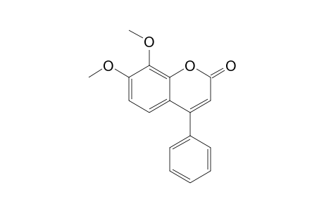 7,8-DIMETHOXY-4-PHENYL-2H-1-BENZOPYRAN-2-ONE