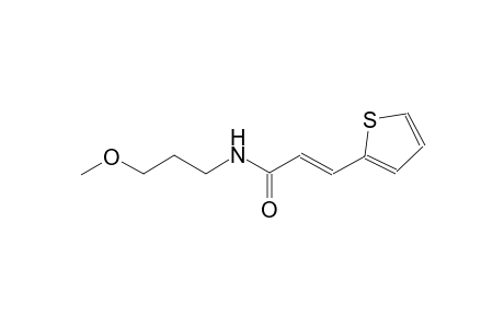 (2E)-N-(3-methoxypropyl)-3-(2-thienyl)-2-propenamide