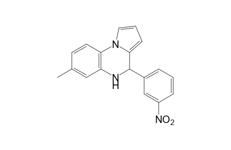 4,5-dihydro-7-methyl-4-(m-nitrophenyl)pyrrolo[1,2-a]quinoxaline