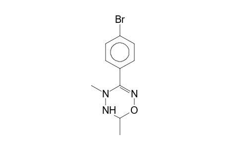 3-(4-BROMOPHENYL)-6-METHYL-5,6-DIHYDRO-4H-1,2,4,5-OXATRIAZINE