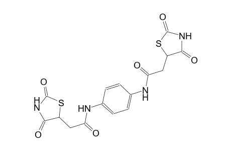 5-thiazolidineacetamide, N-[4-[[2-(2,4-dioxo-5-thiazolidinyl)acetyl]amino]phenyl]-2,4-dioxo-