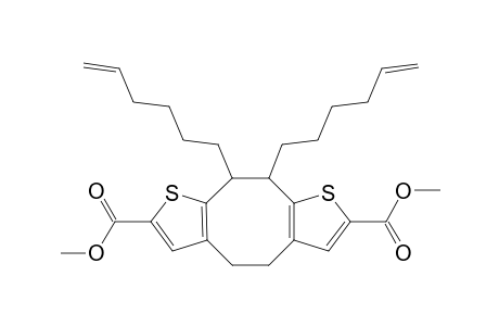 Dimethyl 9,10-Di(hex-5'-enyl)-4H,5H,9H,10H-cycloocta[1,2-b:6,5-b']dithiophene-2,7-dicarboxylate