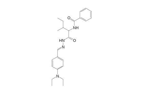 N-[1-(((2Z)-2-[4-(Diethylamino)benzylidene]hydrazino)carbonyl)-2-methylbutyl]benzamide