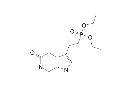 3-(2-DIETHOXY-PHOSPHORYLETHYL)-4,7-DIHYDRO-1H-PYRROLO-[2,3-C]-PYRIDIN-5(6H)-ONE