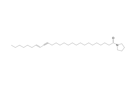 Hexacosa-17-yn-19-trans-enoic acid, pyrrolidide