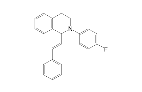 (E)-2-(4-fluorophenyl)-1-styryl-1,2,3,4-tetrahydroisoquinoline