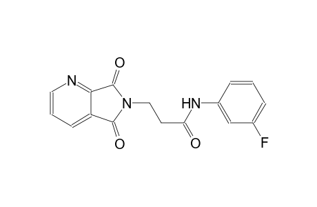 5H-pyrrolo[3,4-b]pyridine-6-propanamide, N-(3-fluorophenyl)-6,7-dihydro-5,7-dioxo-