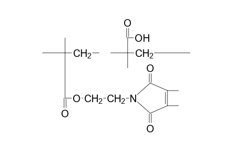 Poly[n-(5-methyl-3-oxa-4-oxohexen-5-yl)dimethylmaleimide-co-methacrylic acid]