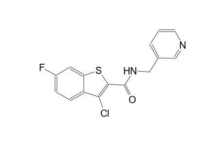 3-chloro-6-fluoro-N-(3-pyridinylmethyl)-1-benzothiophene-2-carboxamide