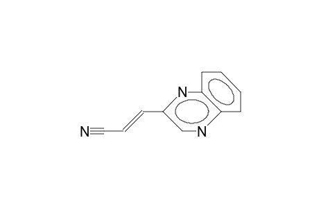 (E)-3-(Quinoxalin-2'-yl)-prop-2-ene-nitrile