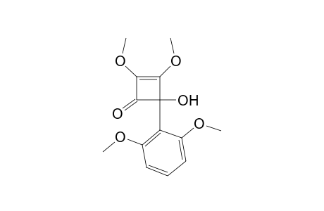 4-Hydroxy-2,3-dimethoxy-4-(2,6-dimethoxyphenyl)cyclobutenone