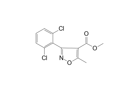 Methyl 3-(2,6-dichlorophenyl)-5-methyl-4-isoxazolecarboxylate