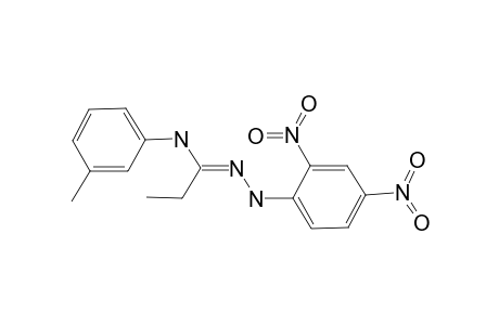 (1E)-N'-(2,4-dinitrophenyl)-N-(3-methylphenyl)propanehydrazonamide